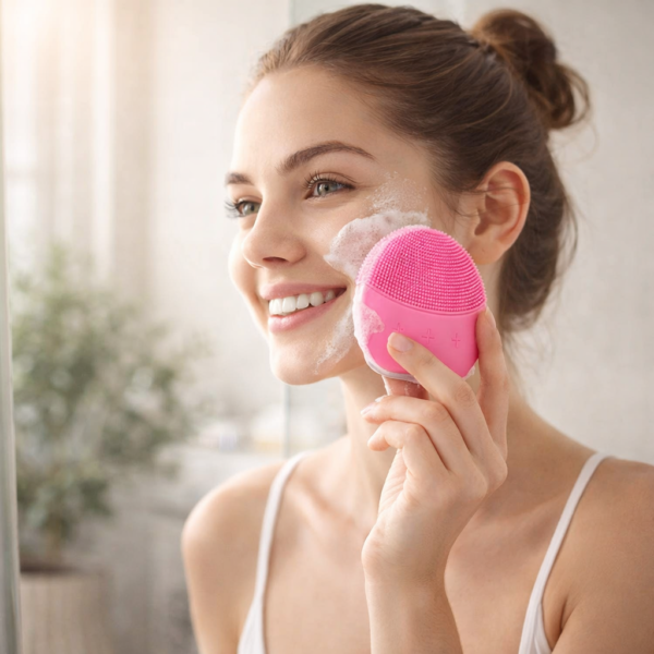 Cepillo exfoliante facial — Suavidad que se ve y se siente